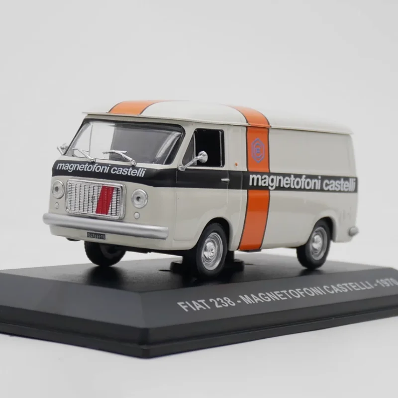 

Литая в масштабе 1:43 модель автомобиля Fiat 238 Magnetofoni Castelli 1970 из сплава готовая коллекция имитации декоративные подарочные игрушки