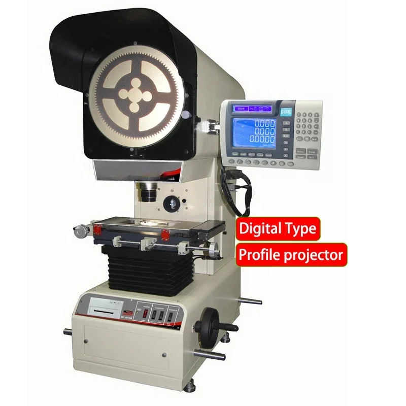 Sheet Metal Fabrication 2D Digital Measuring Optical Profile Projector   Comparator