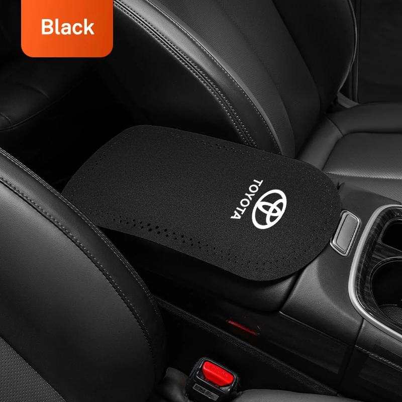 1Piece Fashion Car Armrest Cushion Storage Box Cover Pad Mat Leather For Toyota Avensis t25 t27 Auto Interior Accessories