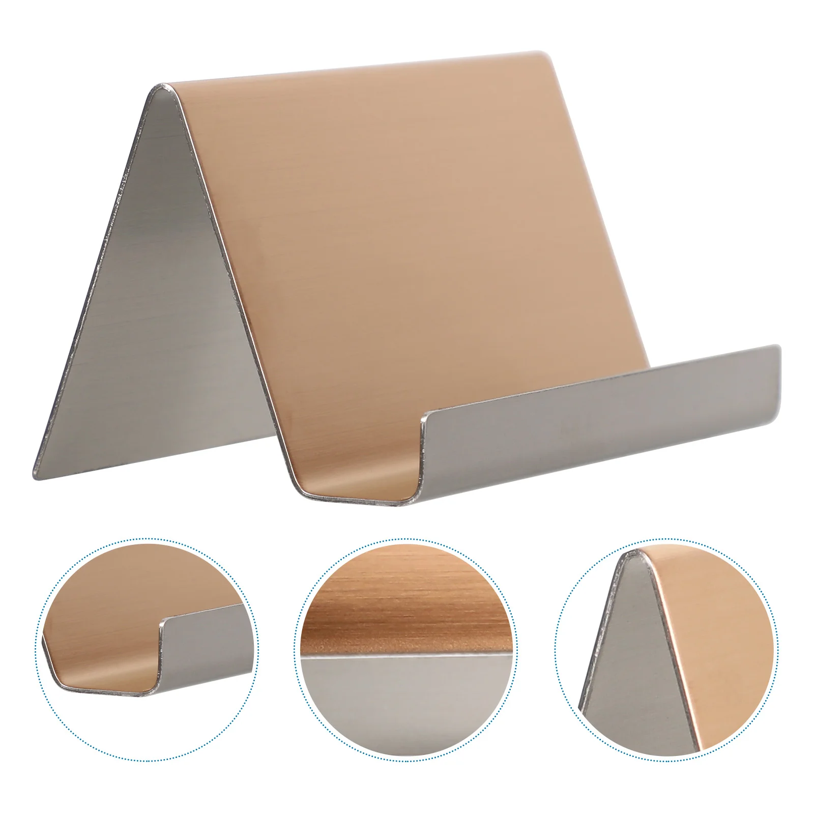 Business Card Holder Photo Table Number Stands Phone for Desk Display Organizer Name Rack Steel Cards Bracket Office