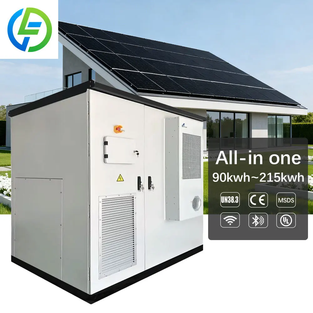 ESS Lithium Ion 215kWh Industrial Commercial Solar Energy Storage System with IP54 Protection Air Cooling for off Grid Grid Use