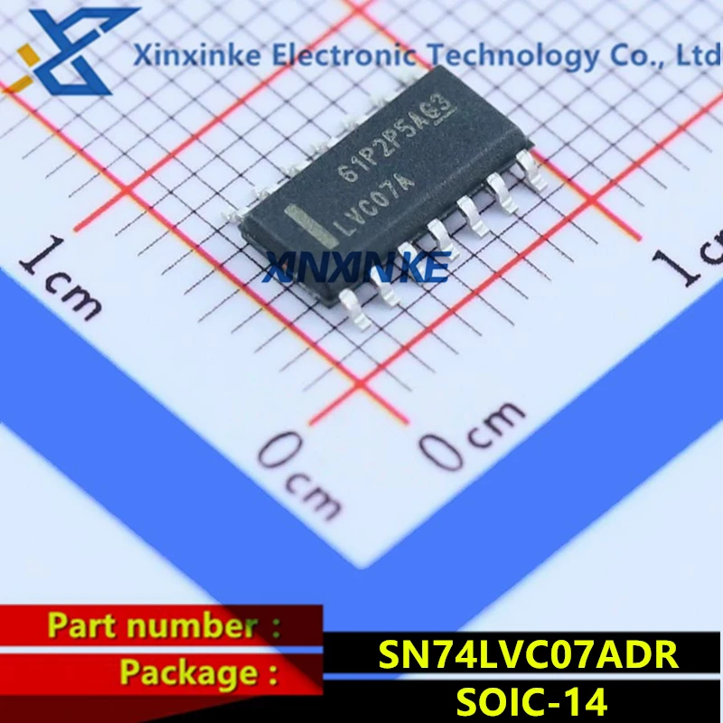 20PCS SN74LVC07ADR SOIC-14 Marking:LVC07A Logic ICs Buffers & Line Drivers Hex w/ HV Output Brand New Original