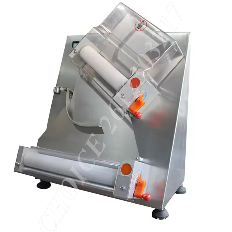 220v Small Electric Pizza Dough Roller Sheeter Machine Automatically Suitable for Noodle Pizza Equipment Commercial Home