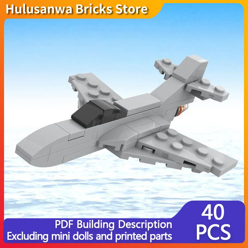 

F-9 Cougar Modern Military Fighter Jets Model MOC Building Bricks War Equipment Modular Technology Gifts Holiday Children Toys