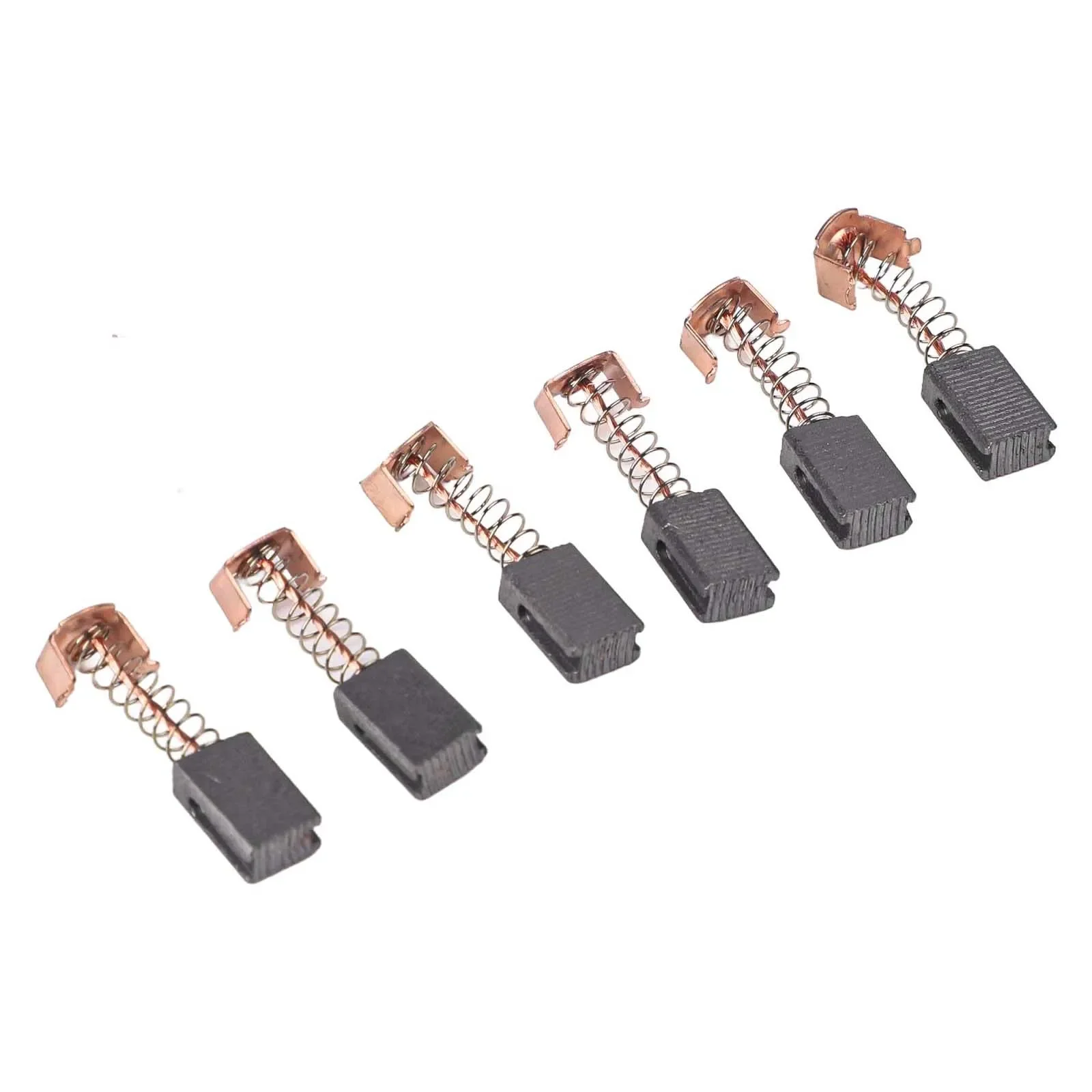 6Pcs Motor Carbon Brushes W/spring 5*8*12mm Spare Parts For Black & Decker Electric Angle Grinder G720 Power Tools Accessories