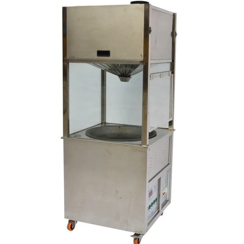 

Stainless steel smokeless chestnut mixing roasting machine pistachio peanut macadamia nut automatic mixing roasting machine