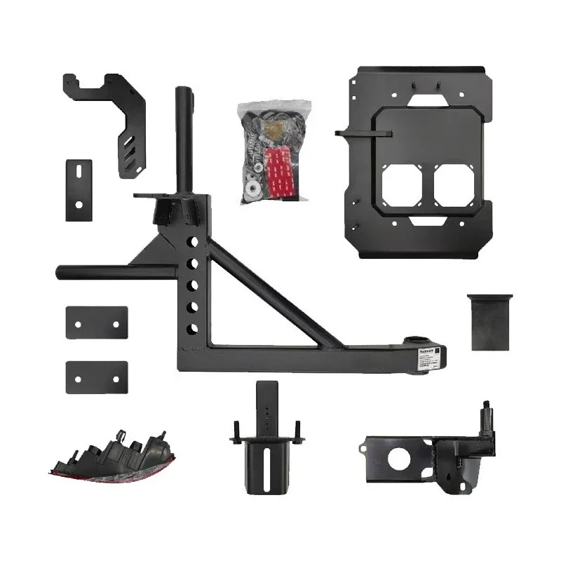 DurableReinforced spare tire frame modification special anti-tailgate fall MK off-road decorative spare tire reinforcement parts