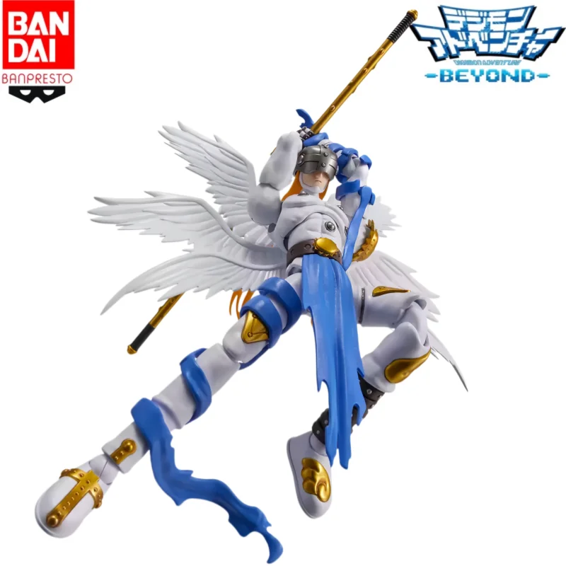 In Stock Bandai Original Banpresto Digimon Adventure Angemon Action Figure Model Doll Brand New Boxed Ornaments Collectible view 2