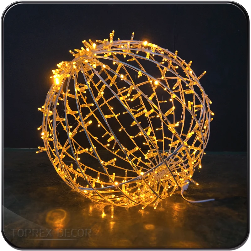 Alibaba best sellers outdoor led 3d garden ball light