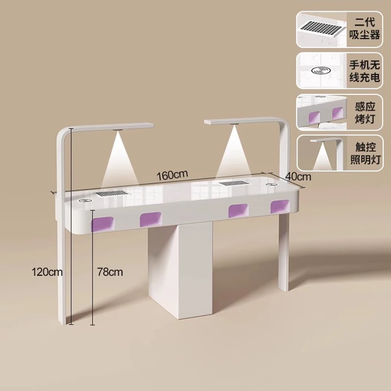 

Креативные столы для ногтей в помещении, необычные скандинавские современные столы для макияжа, модные столы для ногтей, минималистичная удобная мебель для салона Nageltisch