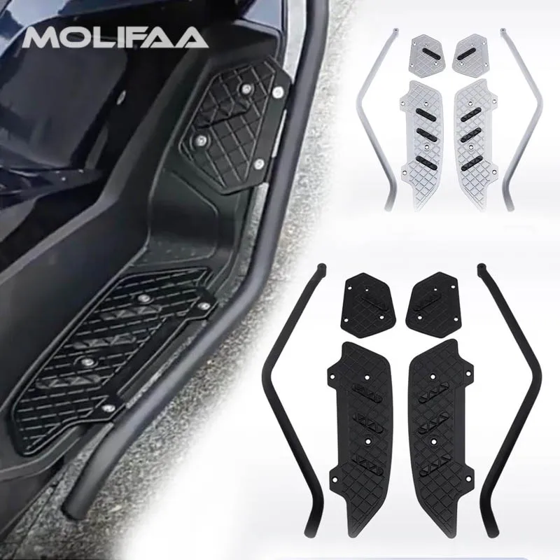 

Подножки для мотоцикла Honda PCX 160 2025, педали, бамперы, противоскользящие накладки на подножки, подставки для ног, аксессуары из алюминия с ЧПУ