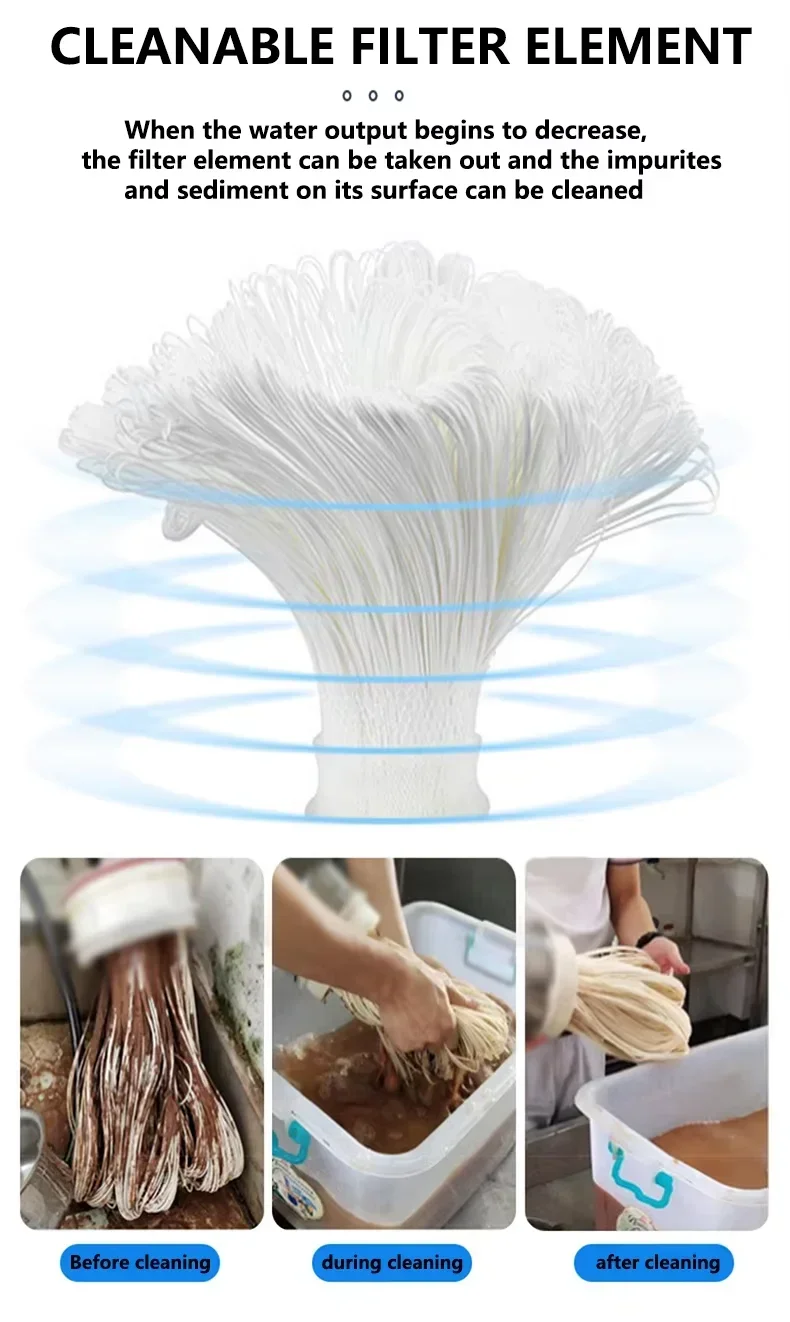 

STARWELL Фильтрующий элемент Фильтр для очистки воды 89-168 Материал ПВХ Ультрафильтрационная мембрана Ro Filterrr Система Фильтрующий элемент