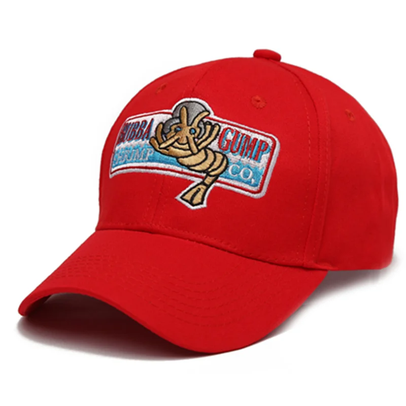 1994 BUBBA GUMP SHRIMP Baseball cap men women Sport hats Summer Cap Embroidered casual Hat Forrest Gump caps Costume wholesale