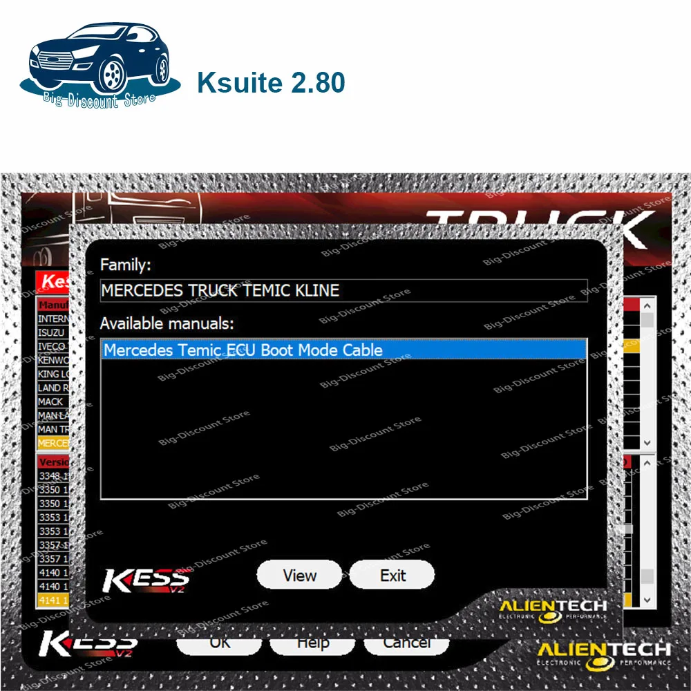 Bestest For KE-SS 2.80 software EU Red V5.017 OBD2 V2 Car ECU Chip Tuning Kit 5.017 kess Auto Programmer Tools