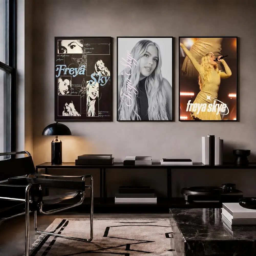 Singer F-Freya Skye Poster HD PP Paper Waterproof Wall Art Print for Bedroom Living Room Decor