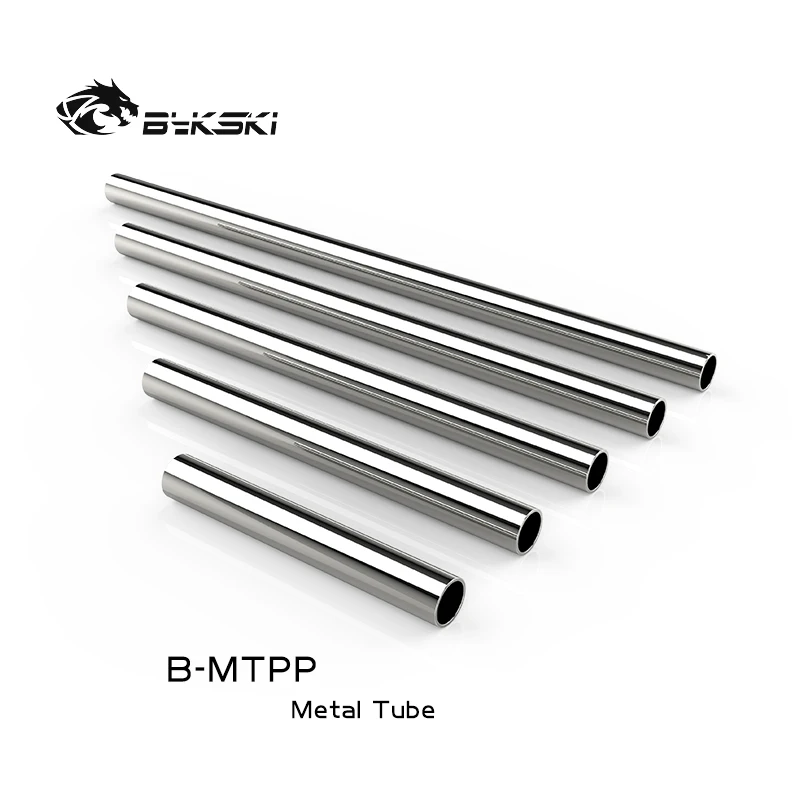 BYKSKI Metal Tube ( ID12mm + OD14mm ) + 1mm Thickness + 10/15/20/25/30cm Length Brass Pipe Surface Electroplating Cooling Tube