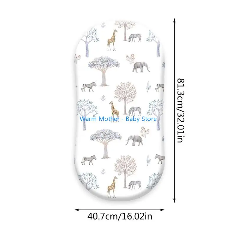 2 قطعة سرير المجهزة ورقة حفاضات سجادة لتغيير الحفاض غطاء الرضع للإزالة الطفل الفراش واقية كم غرفة الحضانة لوازم 57QE #6