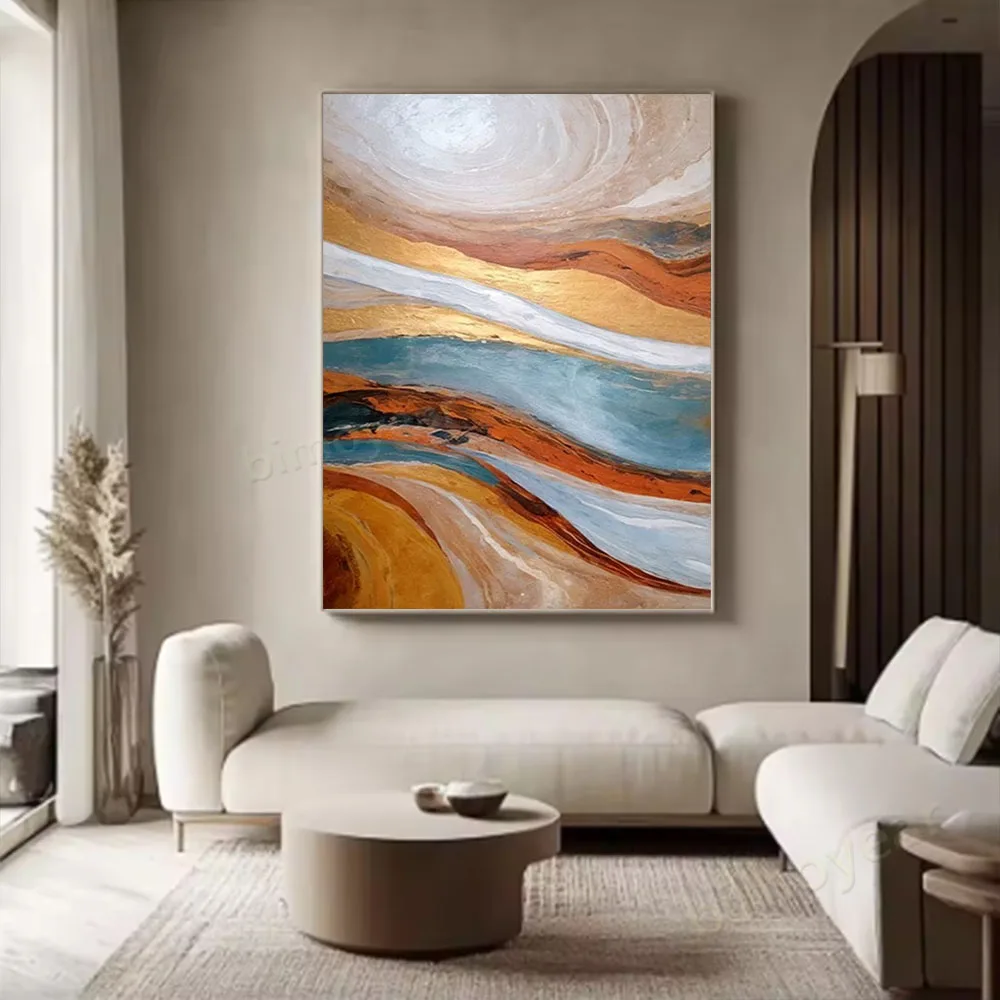 

100% hand drawn abstract oil painting original wall painting home living room decoration paint interior aesthetics
