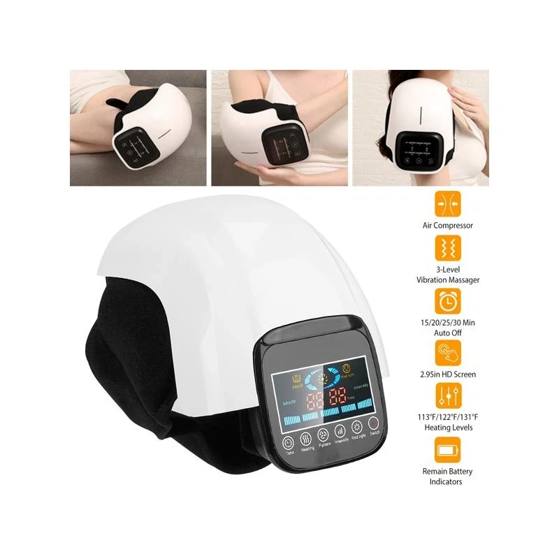 

Электрический инфракрасный массажер для коленей с воздушно-компрессионной вибрацией, физиотерапевтический прибор для реабилитации и снятия боли