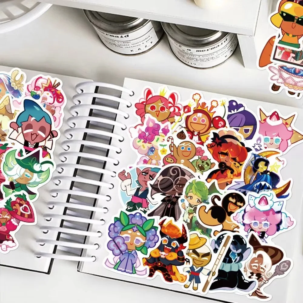 50PCS Cartoon Cute Cookie Run Kingdom Graffiti Creative Sticker Toy Skateboard Guitar Computer Desk Decoration Gift