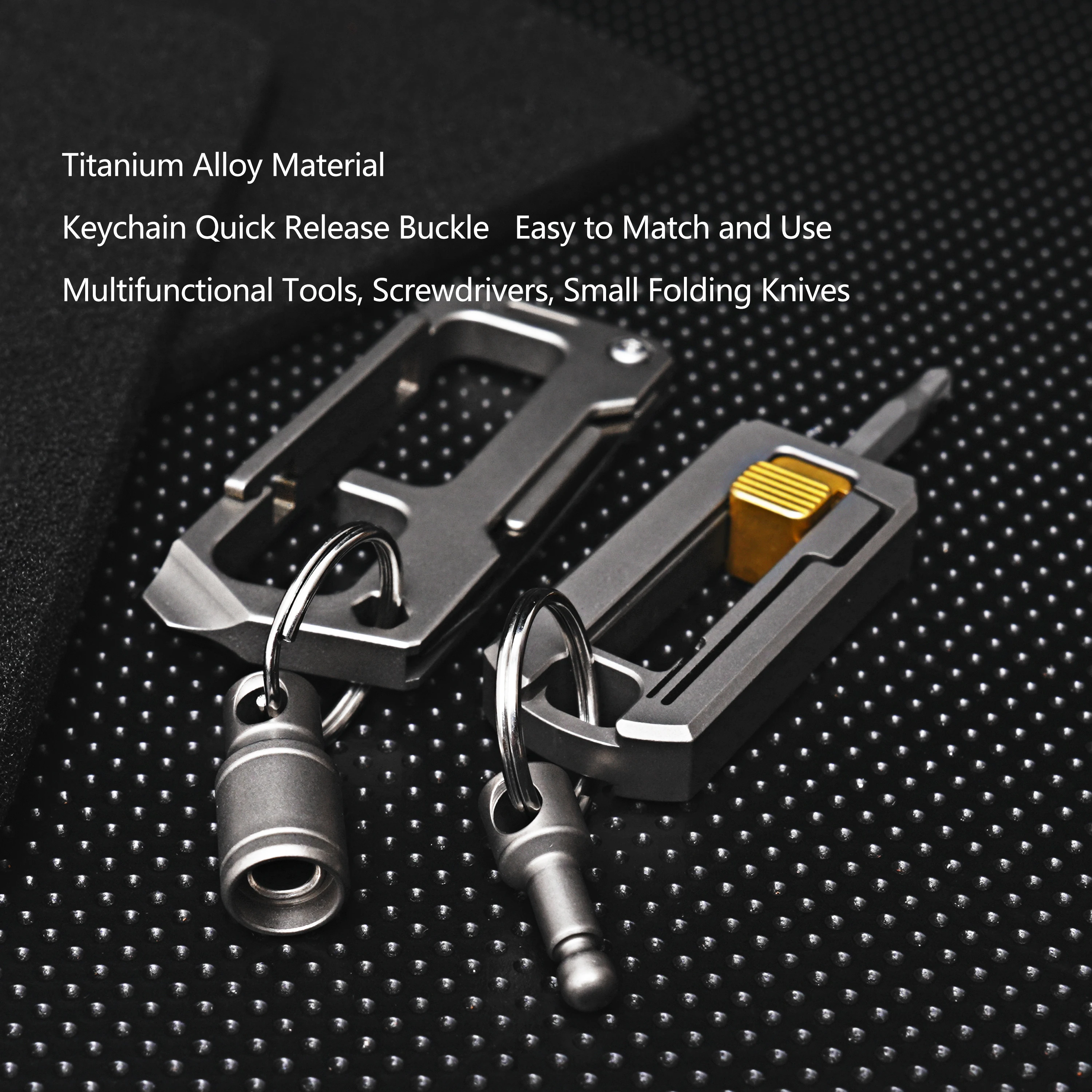 Multi-function Titanium Alloy Key Chain Bolt Driver Combination Precision Work Repair Notebook Computer Unboxing Out Paper Outdo