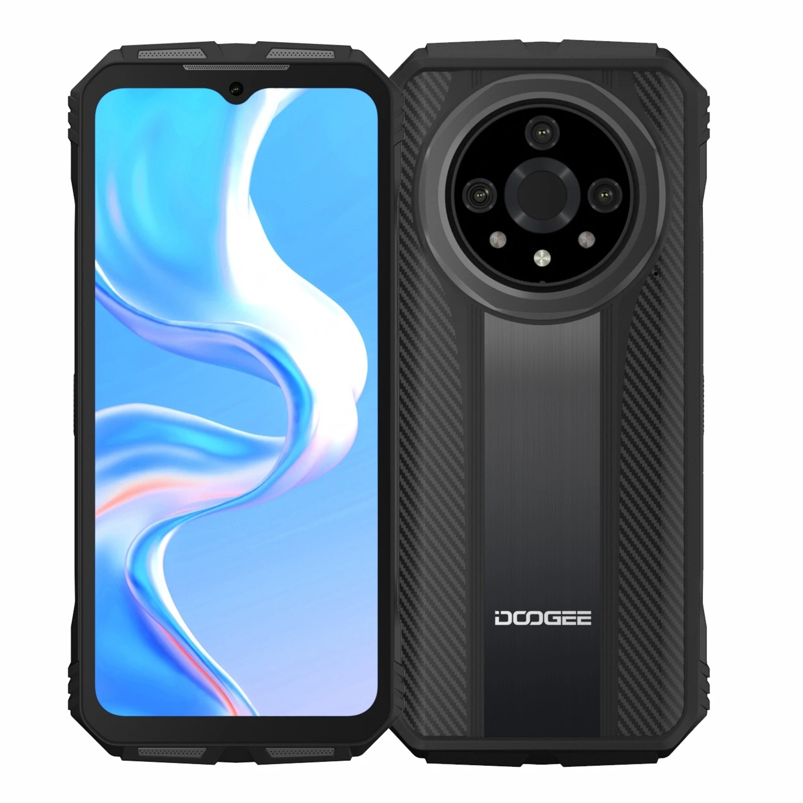 Smartphone Robusto 12gb Mais 256gb 658 Fhd 120hz Imagem Térmica 10800mah 50mp 66w 5g Nfc Carregamento Rápido Doogee-v31gt