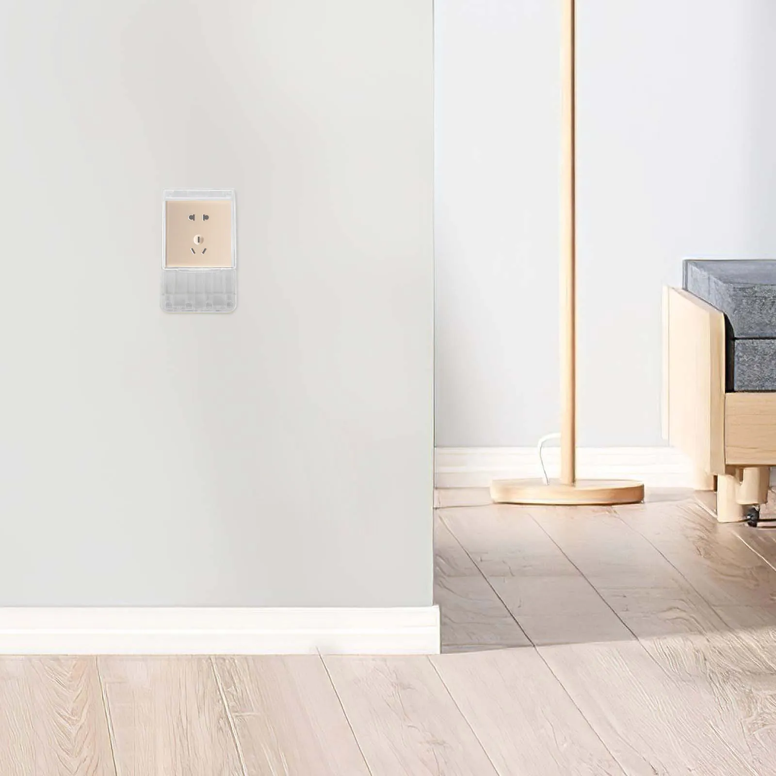 

Комплект из 2 водонепроницаемых защитных накладок для розеток 86-го типа, самоклеящиеся, для ванной и кухни, с крючком, защита от брызг