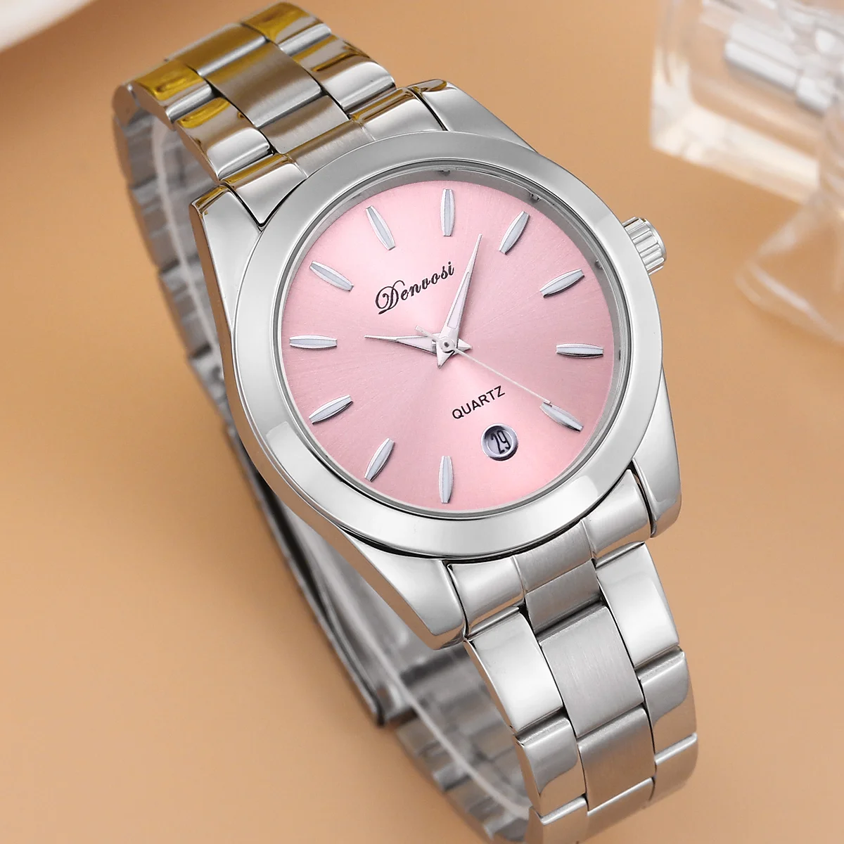 Freestyle Ladies Wristwatch Pink Case Date/Day Calendar Analog Quartz Watch Freestyle Watches Shark Mini Leash Pink Crush - Freestyle USA main image 3
