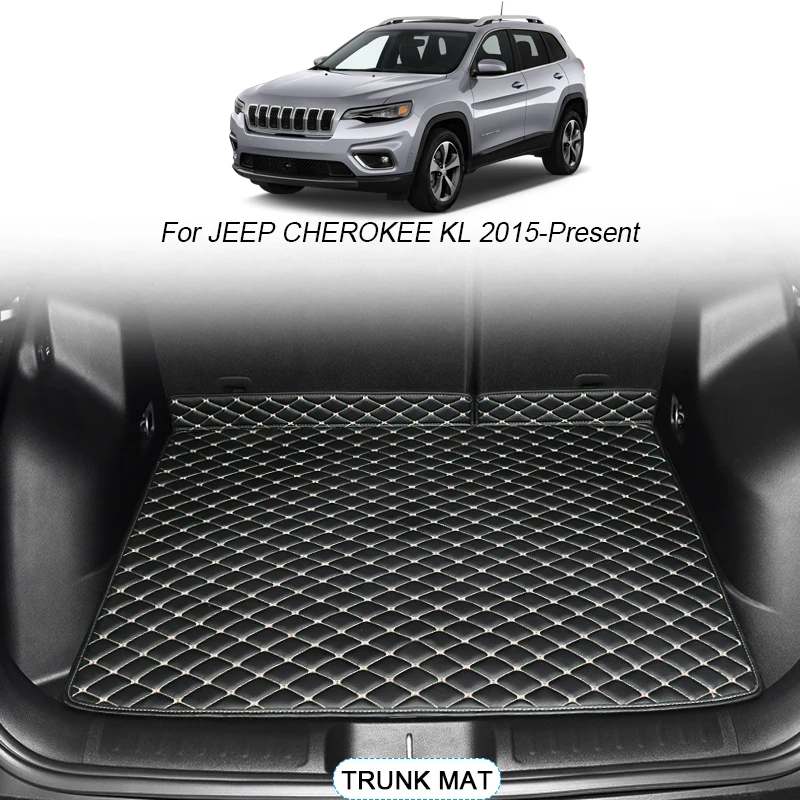 

For JEEP CHEROKEE KL 2015-2025 Custom Car Trunk Main Mat Waterproof Anti Scratch Non-slip Protect Cover Internal Auto Accessory