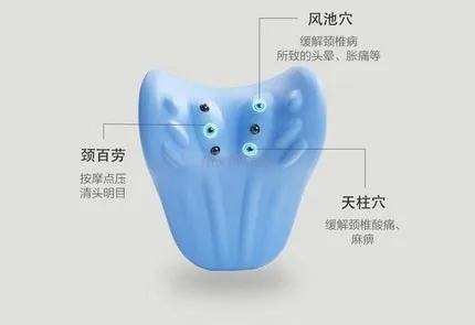 cervical support repair traction massage Cervical vertebra pillow auxiliary cervical vertebra small round pillow massage special