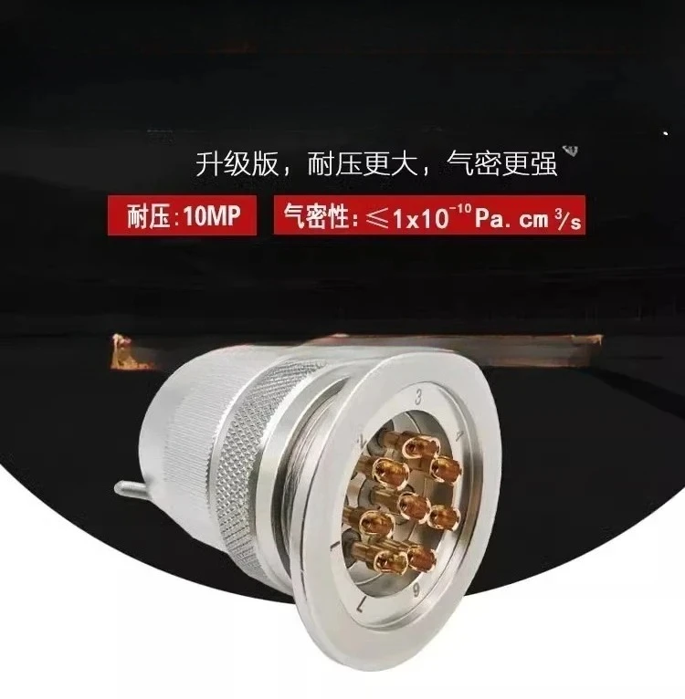 

FOR 304 stainless steel air plug KF16/25/40 connector vacuum hermetic glass sintered feedthrough installation