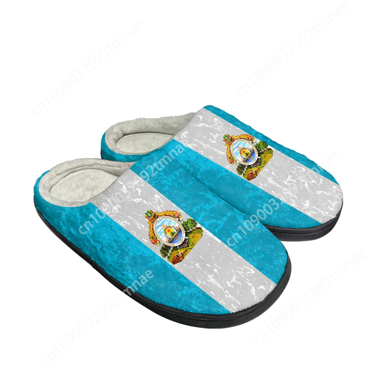 

Honduran Flag Home Cotton Custom Slippers Mens Womens Sandals Honduras Plush Bedroom Funny Casual Keep Warm Shoe Thermal Slipper