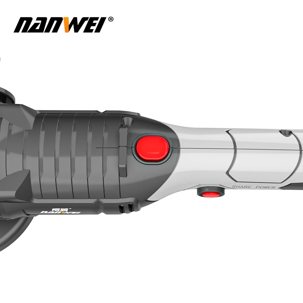 NANWEI Factory Wholesale 21V Power Angle Grinders 125mm Metal Polishing Machine Battery Grinder