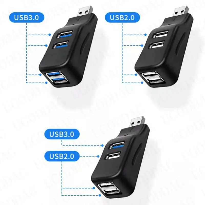 High Speed USB 3.0 HUB Multi Splitter Adapter 4 Ports U Disk Reader Expander Computer Accessories For PC Macbook Laptop Notebook