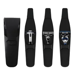 1 Pc Silicone Waterproof Safety Razor Case for Gillette Parker Merkur Soft Manual Shaver Case Carrying Cover Bag Home Travel Use