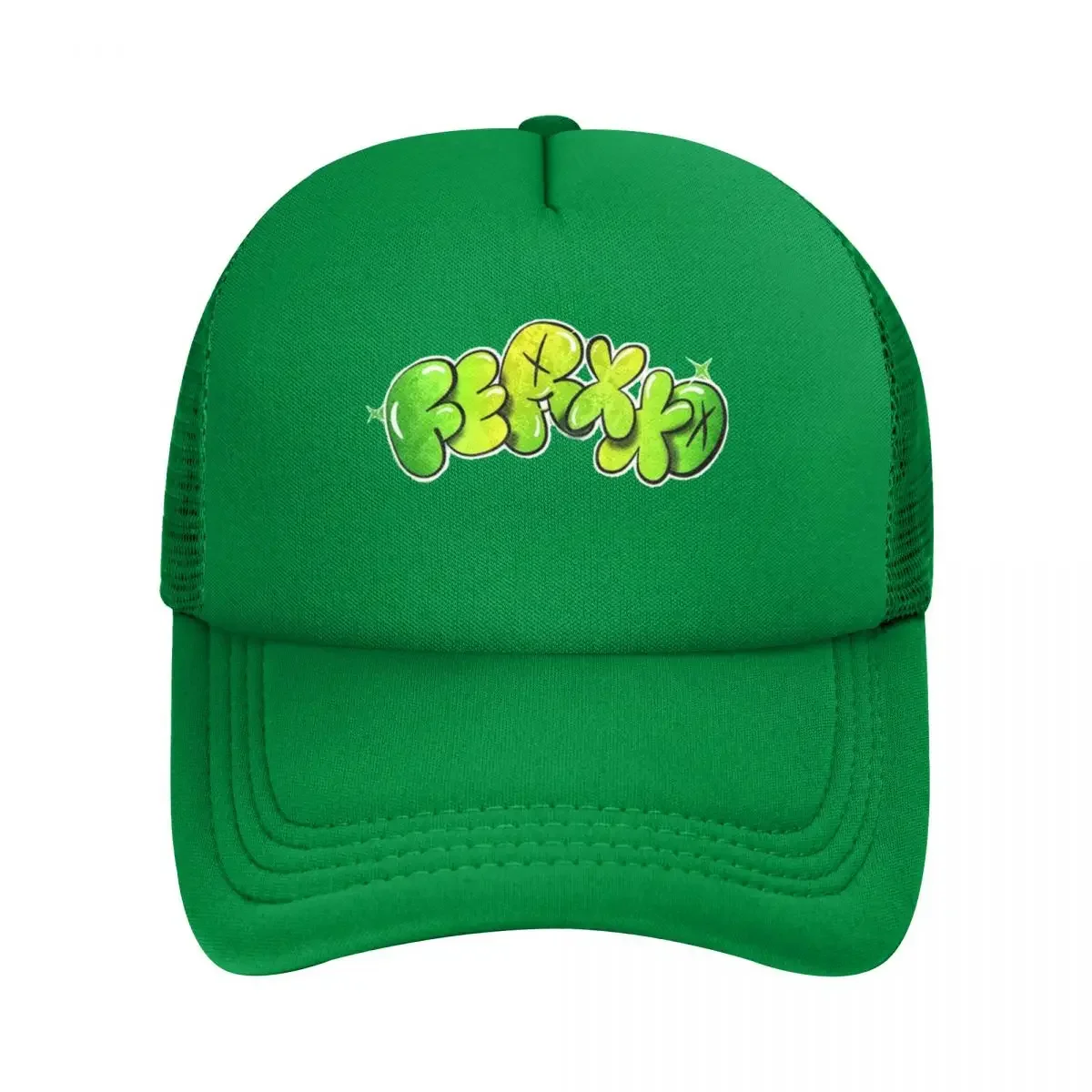 

Feid Ferxxo Logo Trucker Hat Unisex Sport 90s Rapper Hat Sun Caps Dad Hat Adjustable Polyester Mesh Baseball Cap Summer