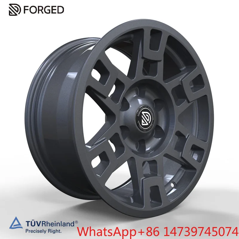 17-23 Inch Grey Concave Forged Wheel Hubs 20mm 25mm ET 10000 Ton Press Custom Aluminum RimsTUV Approved Wheels High Strength