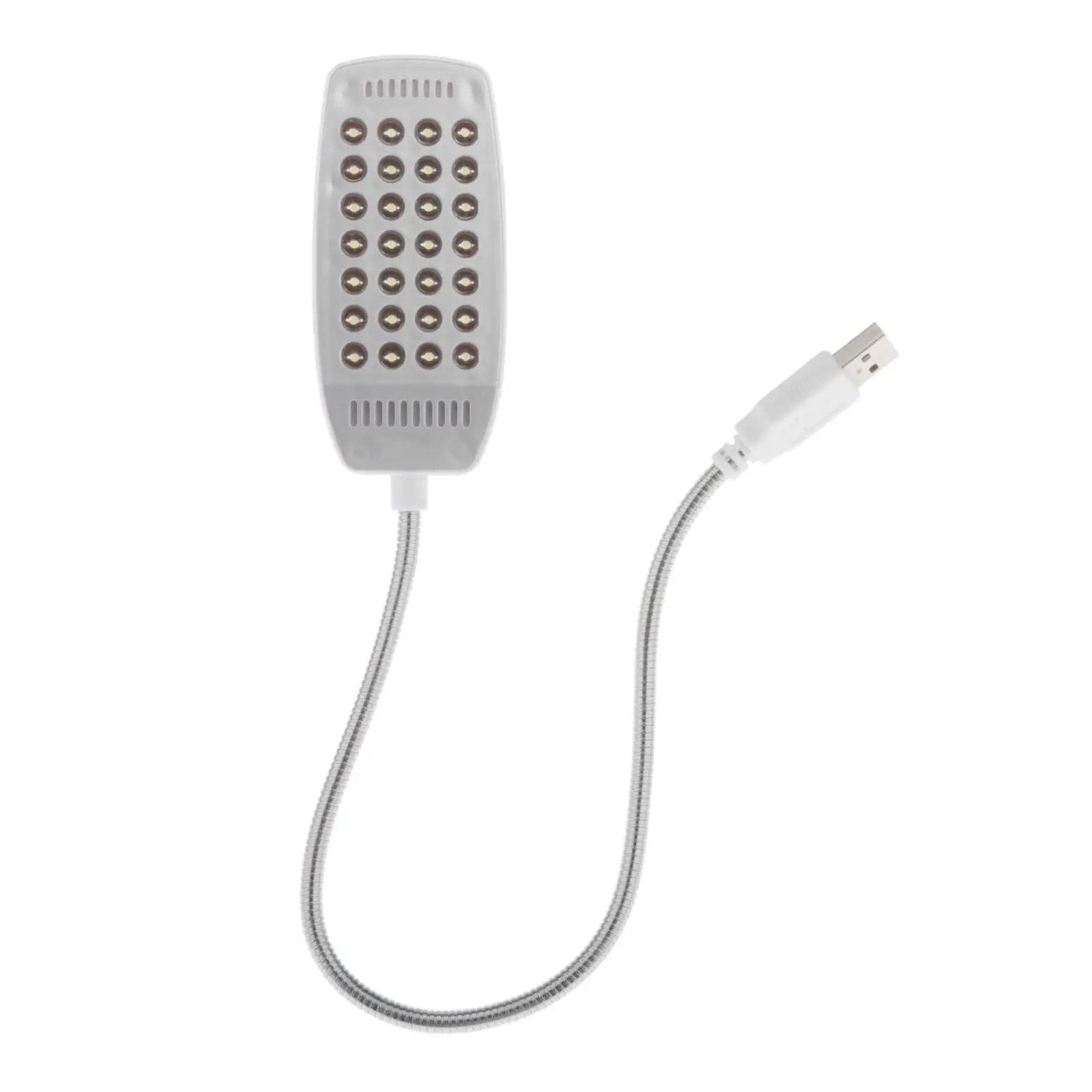 USB Gooseneck Lamp Laptop Keyboard Light LED Reading Light Compact Flexible Night Table Lamp for Computer Desk