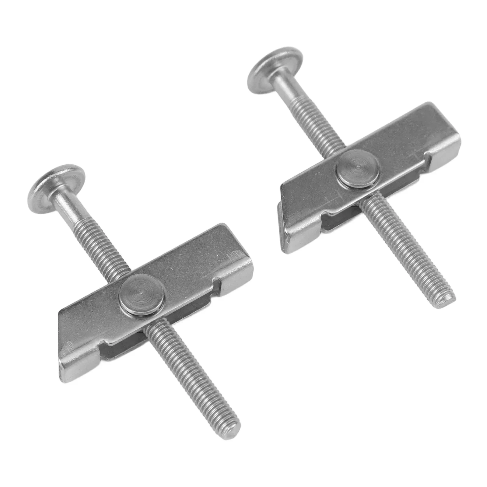 2pcs Stainless Steel Toilet Seat Bolts 304 Grade for Seat Fixing Replacement Screws Compatible with Most Toilets