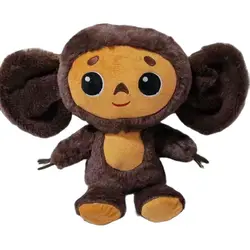 Muñeca de peluche Cheburashka de Anime de Rusia, ojos grandes, mono, juguetes de peluche, almohada de apaciguamiento encantadora, regalos para niños, nuevo, 24CM