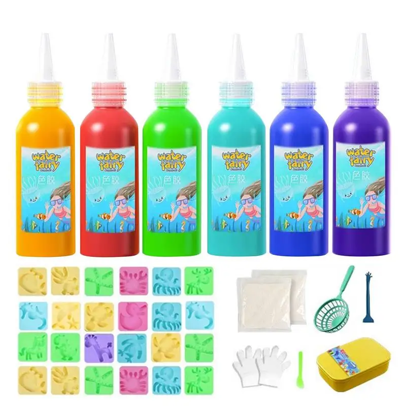 Magic Water Elf Toy Kit Aqua Fairy Toy Set For Kids Kids Craft Kit For Sea Creature Water Elf Kit Fun And Early Education Toys