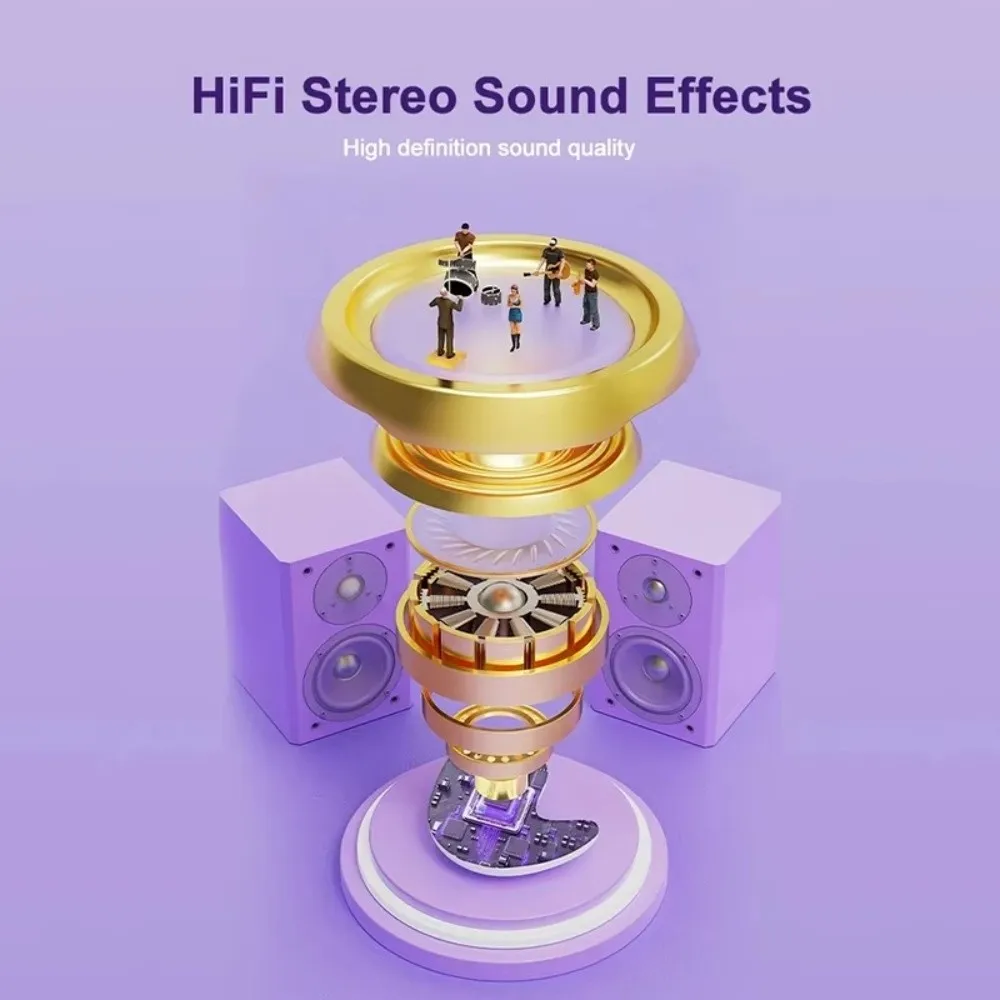 Y36 Sleep Mini Invisible Headset Ipx5 Waterproof LED Display Wireless Headphones with Mic Sports Stereo Noise Cancelling