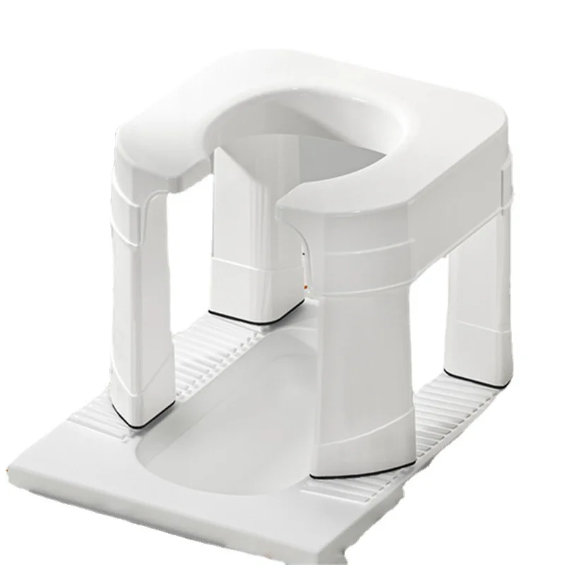 Portable Adult Commode Chair Non Slip Squatting Stool Elderly Pregnant Toilet Seat Reinforced Household Bathroom Safety