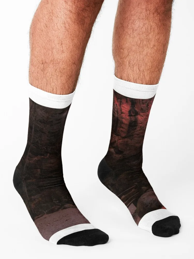 Toccoa Falls Waterfall Georgia Socks warm winter compression japanese fashion Stockings Designer Man Socks Women's