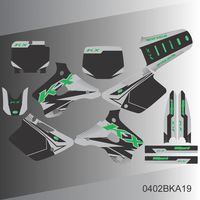 For KAWASAKI KX125 KX250 KX 125 KX 250 1994 1995 1996 1997 1998 Graphics Decals Stickers Motorcycle Background Custom