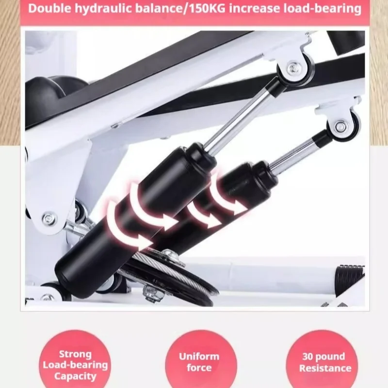 Hydraulic step machine mini exercise treadmill home fitness equipment weight loss and waist slimming portable fitness equipment - Image 3