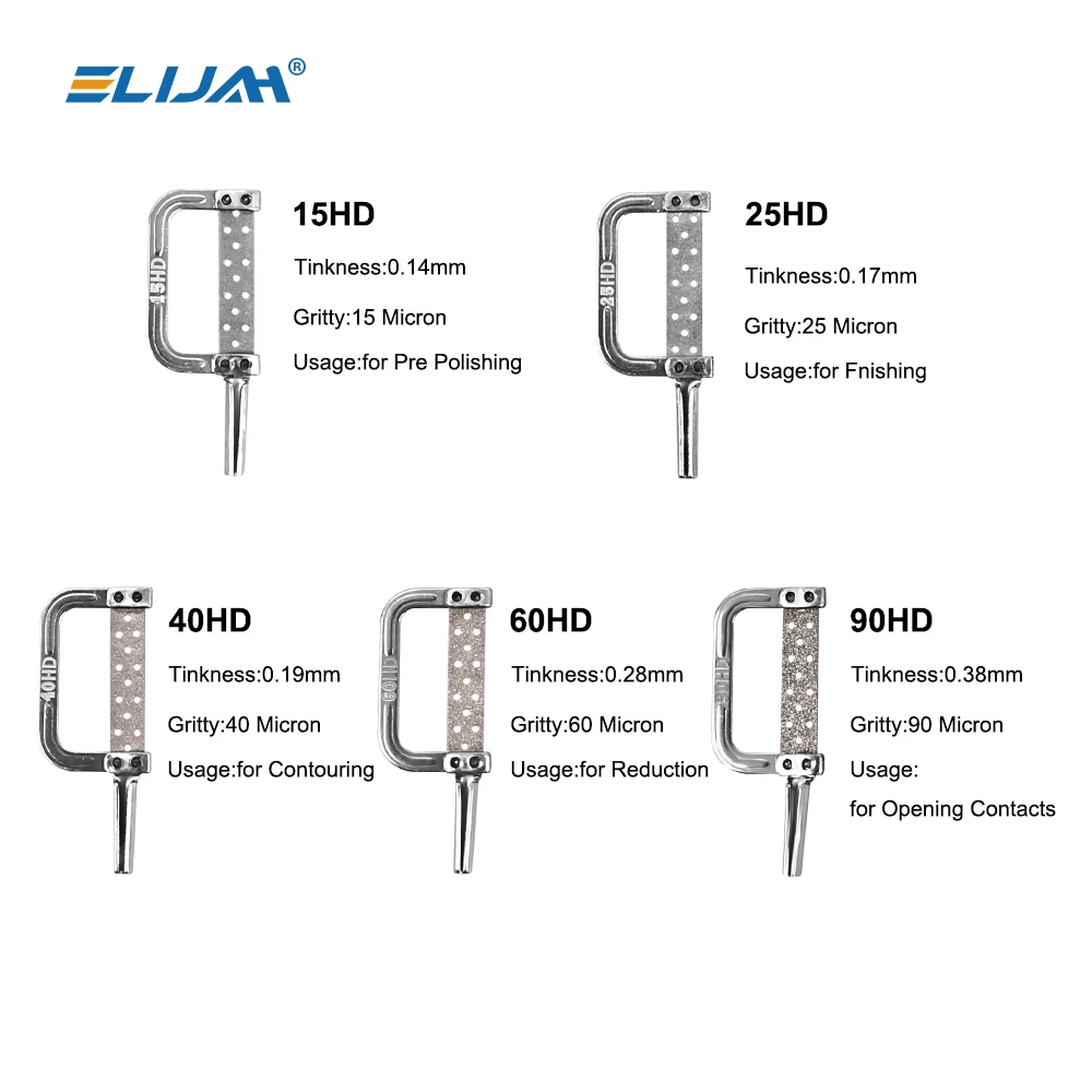 1 Set Dental Orthodontic Interproximal Enamel Reduction IPR Automatic Strip Double Sided With Handle Dentistry Instrument Tools