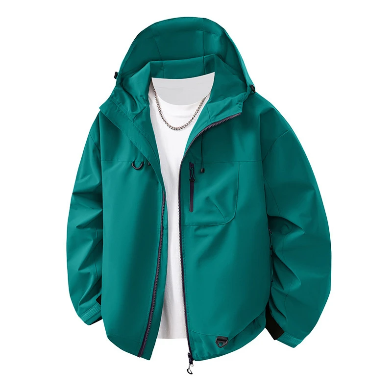 Unisex Waterproof Windbreaker Outdoor Sport Windproof Single-Layer Jacket Men Women Hiking Climbing Trekking Rain Coat
