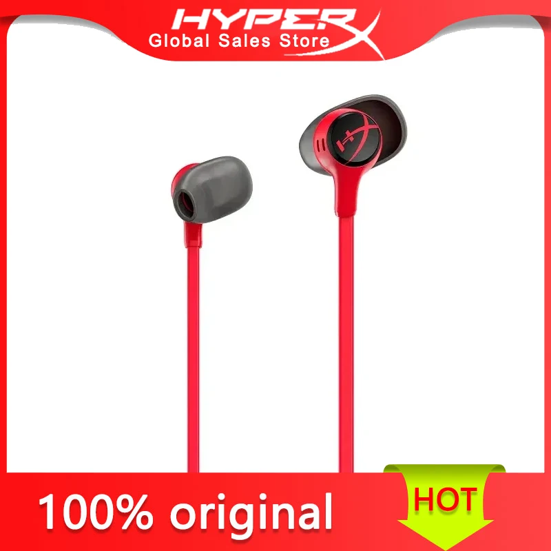 Игровые наушники HyperX Cloud II с микрофоном, проводная игровая аудиогарнитура, оригинальная