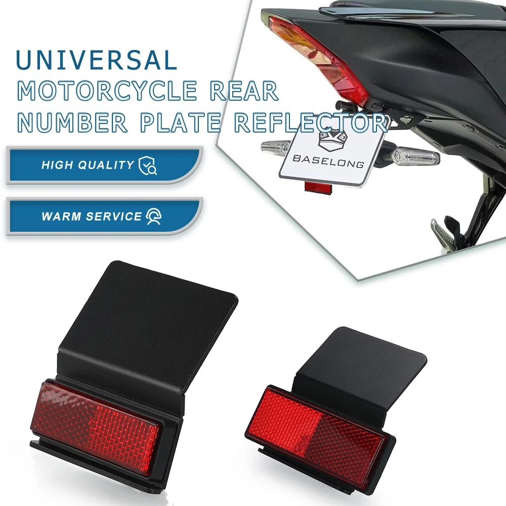 

Universal For YAMAHA T-MAX500 XP500 T-MAX530 XP530 TMAX530 TMAX 560 SX/DX/MAX TECH Rear Number Plate Reflector License Holder